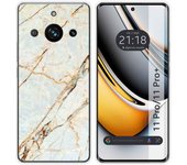Funda Silicona para Realme 11 Pro / 11 Pro+ Plus 5G diseño Mármol 13 Dibujos