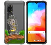Funda Silicona Transparente para Ulefone Armor 12 5G diseño Mono Dibujos