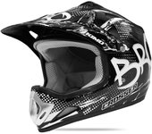 Casco Niños Moto Cross - Correas Acolchadas - Adecuado para Usar con o Sin Gafas