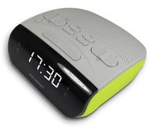 Metronic Radio Despertador Digital Con Led Blanco Función Doble Alarma 477034