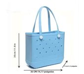 Beach Bag Women Shoulder Handbag EVA Fashion Waterproof Summer Travel Storage Basket Mini Kid Shopping Shoulder Bag Toy Storage
