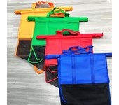 4-Pack de bolsas de carrito de compras con asas, perfecto para supermercado, clasificación y almacenamiento en el hogar