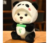 26cm Kawaii Crocodile Pig Panda Plush Toy Soft Stuffed Bear Turn Into Animal Doll Lovely Sofa Pillow Gifts for Children Toys