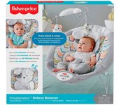 Hamaca Fisher Price Osito con Móvil - Descanso para Bebé - Tejido Supersuave