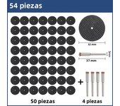 XCAN Abrasive Cutting Disc 32mm With Mandrels Grinding Wheels For Dremel Accesories Metal Cutting Rotary Tool Saw Blade