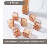 16/8/4Pcs Silicone Non-Slip Legs Pads Thick-soled Furniture Sofa Anti-noise Feet Cover Wood Floor From Scratches Protectors Mat