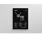 Black and White Drake Concert Cover Poster Aesthetic Pop Rapper Music Album for All the Dogs Canvas Print Wall Art Room Decor
