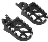 Motorcycle Black CNC FootRest Footpegs Foot Pegs Pedals For Honda CR125 CR250 CRF150R CRF250R CRF250X CRF450R CRF450X CRF250L CR