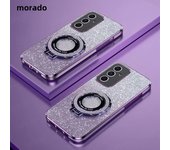 Luxury Plating Magnetic Holder Phone Case For Samsung Galaxy A55 A54 A32 A24 A14 A13 A23 A33 A53 A32 A51 A52 A71 Silicone Cover