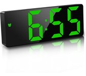 Despertador Digital LED Pilas Viaje Sin Tictac con Repetición