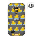 Tumundosmartphone Funda Gel Transparente para Ulefone Armor X7 / X7 Pro diseño Pato Dibujos