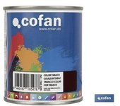 Cofan Esmalte Sintético de Alta Calidad (375 Ml) - Color Tabaco