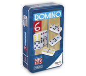Domino Doble 6 Colores tamaño pieza 5.1x2.5x0.8 cm (Cayro 246)