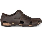 Sandalia Panama Jack Fletcher Basics - Color Marrón - Piel Auténtica - Confort y Estilo