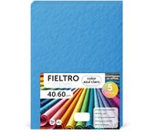 Fieltro para Manualidades, Fieltro de Colores, Suave y Flexible, Material para Costura, Telas Patchwork, Ideal para proyectos DIY, artesanía o decoración, 40x60cm - m-office (azul claro, 5 uds)