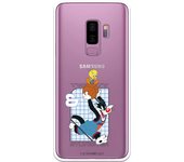Funda original compatible con Samsung Galaxy S9 Plus - Space Jam Sylvester y Tweety