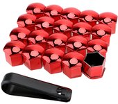20Pcs Car Wheel Nut Caps Anti-Rust Auto Hub Screw Protection Covers Car Tire Screw Caps Nut Bolt Covers Auto Exterior 17/19/21mm