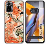 Funda Silicona para Xiaomi POCO M5s diseño Mármol 12 Dibujos