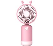 Mini ventilador portátil de mano para viajes, para niños, niñas, mujeres, hombres, ventilador de mano para interiores y exteriores.