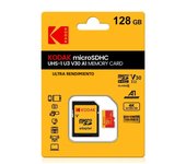 KODAK Micro SD Card Class10 U3 Memory Card MicroSD 64GB 128GB 256GB SD/TF Flash Card on For Smartphone Tablet Camera