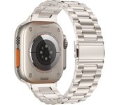 Stainless Steel Strap For Apple Watch Ultra 2 Band 49mm smart watch Metal Bracelet iwatch 9 8 7 6 3 SE 45mm 41mm 38mm 40mm 44mm
