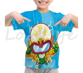 Children 3D Print Super Zings Series 7 T-shirt Summer Kids Cartoon Anime Tshirt Boys Girls Superzings T Shirt Baby Tee Cute Tops