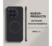 Ultra Thin Hard PC Magnetic Frameless Phone Case For Magsafe Oneplus 12 12R 11 11R 10T 10R 10 Pro Matte Color Solid Cover