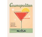 Retro Cocktail Art Print Poster Martini Negroni Aperol Spritz Drink Wall Art Picture Vintage Canvas Painting Bar Club Cafe Decor