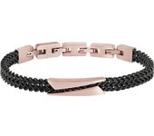Joyeria Colección BREIL EDIT OUT, PULSERAS PARA HOMBRE en ORO ROSADO, color FUEGO, 22 SIN PIEDRAS - TJ3435
