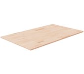 vidaXL Encimera de baño madera maciza sin tratar 100x60x1,5 cm