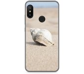 Tumundosmartphone Funda Gel Tpu para Xiaomi Redmi 6 Pro / Mi A2 Lite Diseño Concha Dibujos