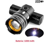 Electric Scooter LED Lamps Headlight USB Rechargeable Zoomable Bike Light for Xiaomi 1S M365 PRO2 Ninebot Skateboard Accessories