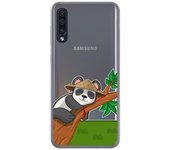 Tumundosmartphone Funda Gel Transparente Samsung Galaxy A50 - Diseño Panda Dibujos
