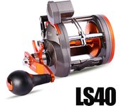 Sougayilang Saltwater Fishing Reels LS30/LS40 Trolling Drum Fishing Reel Saltwater Right Hand Fishing Reel Max Drag 25kg Pesca