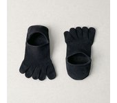 5 Pairs Men Toe Socks with Separate Fingers Thin Mesh Summer Five Finger Socks Anti-slip Sports No-Show Slipper Socks Invisible