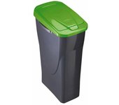 Cubo de Basura para Reciclaje Mondex Ecobin Verde Con Tapa 25 L