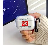 No. 23 Jersey Air Pod Case Cover For Silicone Wireless Earphone For Airpods 1 2 3 For Airpods Pro 2 Case With Keychain men women