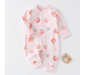 Boys Girls Jumpsuit Clothes Cotton Newborn Baby Cute Printed Strawberry Bodysuit Infant Romper for  Four Seasons