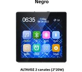 Mini Touch Screen 4*25W Stereo Music Panel PA SystemBluetooth Wall Amplifier Smart Home Audio Ceiling Speaker Wall Amplifier ﻿
