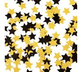 Glitter Five Stars Confetti Wedding Party Decor and Table Decor, 1.2’’ in Diameter (Glitter Gold,200pc)