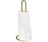 Soporte de pañuelos portátil No se requiere taladrar para la cocina, la sala de estar, el dormitorio y el baño, etc. (oro)