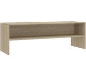 Mueble de TV madera contrachapada roble Sonoma 120x40x40cm