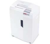 HSM X13 triturador de papel Corte en partículas 57 dB 4 mm Plata, Blanco
