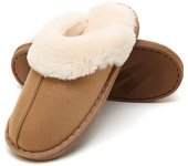 Zapatillas de Estar por Hombre/Mujer Fluff Pantuflas Casa Invierno Antideslizantes Cálido Slippers Confortables Zapatos