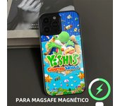 Yoshis Crafted World Game Phone Case For iPhone 11 12 13 14 15 Pro Max  Plus Magsafe Magnetic Wireless Cover Charging