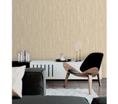 Muestra DIN A4 de Papel pintado vinílico lavable con textura en alto relieve color beige - Bissen Texture 681671 de GAULAN