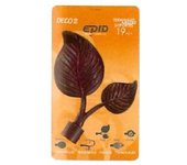 Cortina finstock terminal barra metal 19 mm nilo 35 burdeos-oro