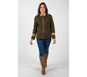 Americana Kaki Estilo Militar