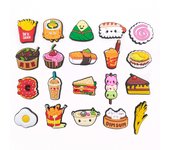 Food drink Shoe Charms Cartoon DIY clogs Funny Shoe Aceessories Fit shoe Charms Sandals Decorate