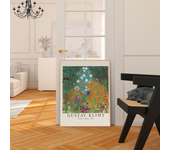 Gustav Klimt Flower Garden Sunflowers Self-adhesive Art Poster Whitepaper Prints Posters Artwork Home Decor